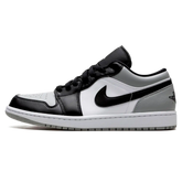 Tênis Air jordan 1 Low Masculino "Shadow Toe" Cinza / Preto - 553558-052