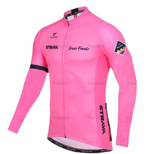 Blusa de Ciclismo Strava Anti-UV UNISSEX - ROUPAS - BLUSA CICLISMO 1 Lojas Quinho Rosa P 