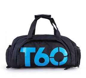 Bolsa de Treino T60 Pro UNISEX - ACESSORIO - BOLSA DE TREINO 2 Lojas Quinho Preto com Azul 