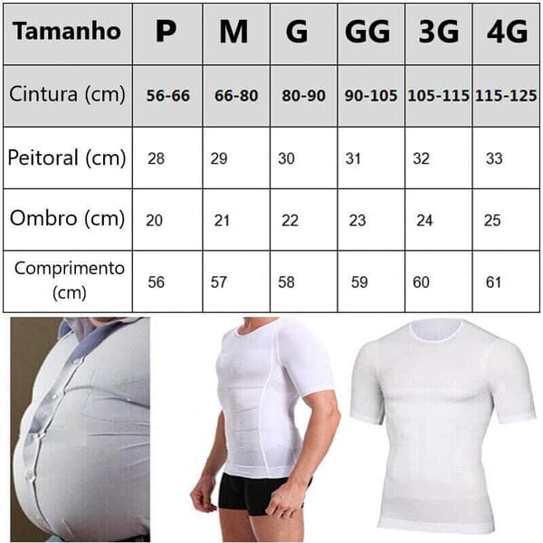 Camiseta de Alta Compressão WorkFit Academia e Fitness ( Camiseta 1 ) Lojas Quinho 