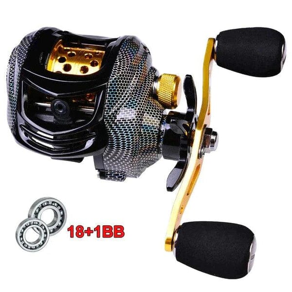 Carretilha de Pesca SNAKE - 10Kg Drag UNISEX - ACESSORIO - CARRETILHA SNAKE 11 Lojas Quinho 