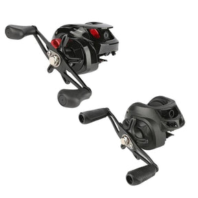 Carretilha Tamba Pro [COMPRE 1 LEVE 2] UNISSEX - PESCA - CARRETILHA 2 Lojas Quinho Vermelho + Preto Direita 