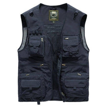 Colete de Pesca Tactical UNISEX - ACESSORIO - COLETE PESCA 1 Lojas Quinho Azul Marinho P 