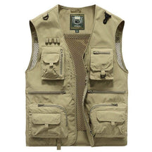 Colete de Pesca Tactical UNISEX - ACESSORIO - COLETE PESCA 1 Lojas Quinho Bege P 