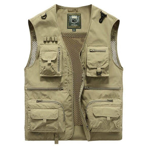 Colete de Pesca Tactical UNISEX - ACESSORIO - COLETE PESCA 1 Lojas Quinho Bege P 