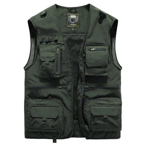 Colete de Pesca Tactical UNISEX - ACESSORIO - COLETE PESCA 1 Lojas Quinho Verde P 