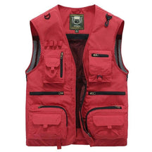 Colete de Pesca Tactical UNISEX - ACESSORIO - COLETE PESCA 1 Lojas Quinho Vermelho P 