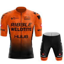 Conjunto de Ciclismo Unissex Huub Ciclismo (Conjunto 2) Lojas Quinho PP Laranja | Bermuda 