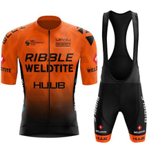 Conjunto de Ciclismo Unissex Huub Ciclismo (Conjunto 2) Lojas Quinho PP Laranja | Bretelle 