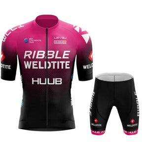 Conjunto de Ciclismo Unissex Huub Ciclismo (Conjunto 2) Lojas Quinho PP Rosa | Bermuda 