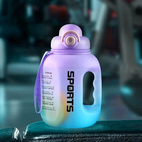 Garrafa de Água Esportiva Portátil: Hidratação para Fitness e Viagens UNISEX - ACESSORIO - GARRAFA 3 Lojas Quinho Roxo 1.6L 