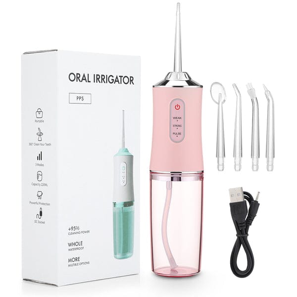 Irrigador Oral para Limpeza Bucal - CleanJet Saúde & Bem-Estar (Irrigador oral 1) Lojas Quinho Rosa 
