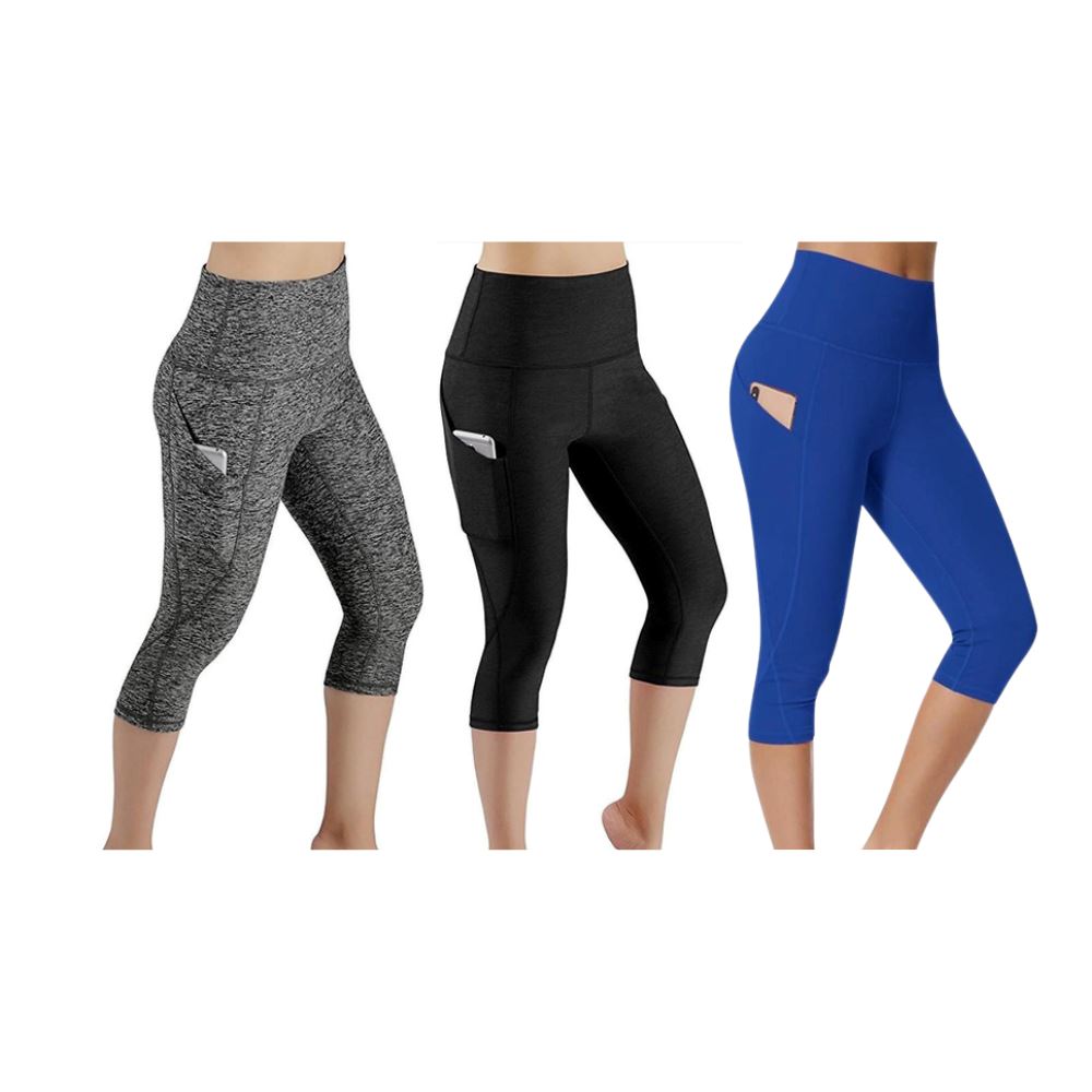 Legging Cintura Alta Skinny [Pague 2 Leve 3] MULHERES - ROUPAS - LEGGING 1 Lojas Quinho Preto/Cinza/Azul P 