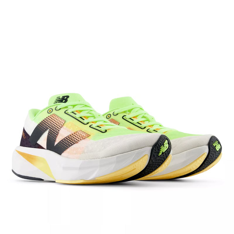 New Balance FuelCell Rebel V4 'Bleached Lime Glo & Hot Mango' Verde/Laranja - WFCXLA4