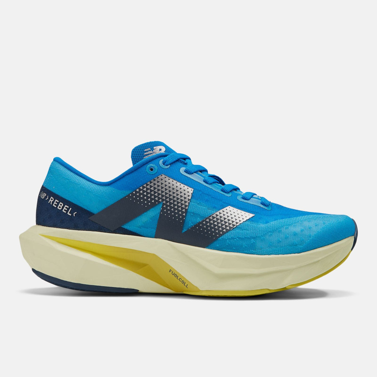 New Balance FuelCell Rebel V4 'Spice Blue' Azul/Amarelo - WFCXLB4