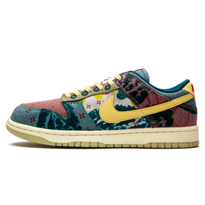 Tênis Nike Dunk Low "Community Garden" Verde / Bordô - CZ9747-900