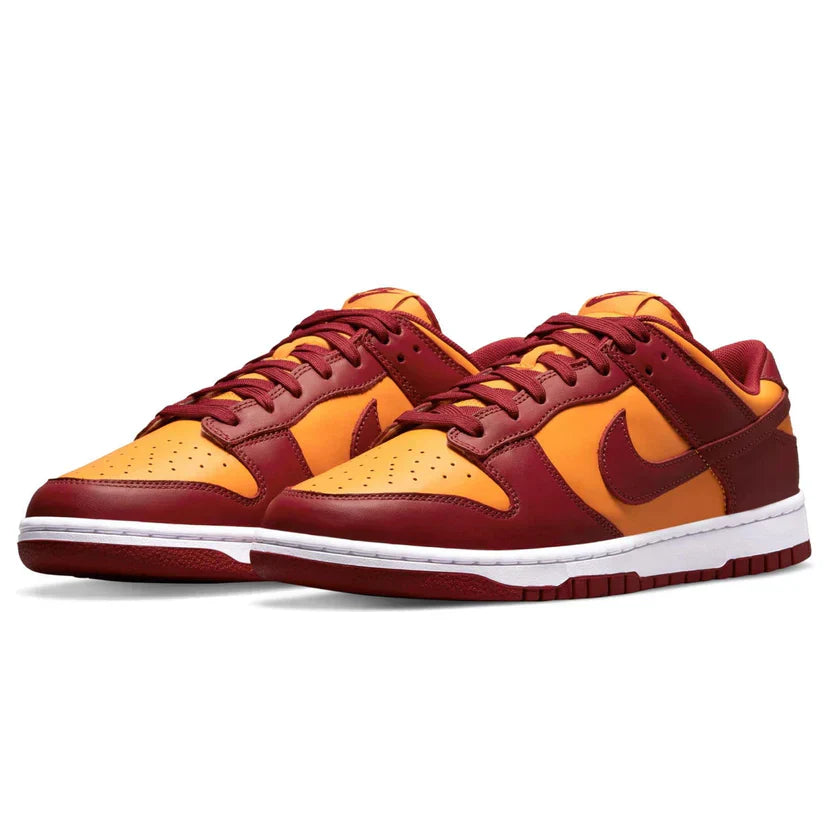 Tênis Nike Dunk Low "Championship Gold" Vermelho / Amarelo - DD1391-701