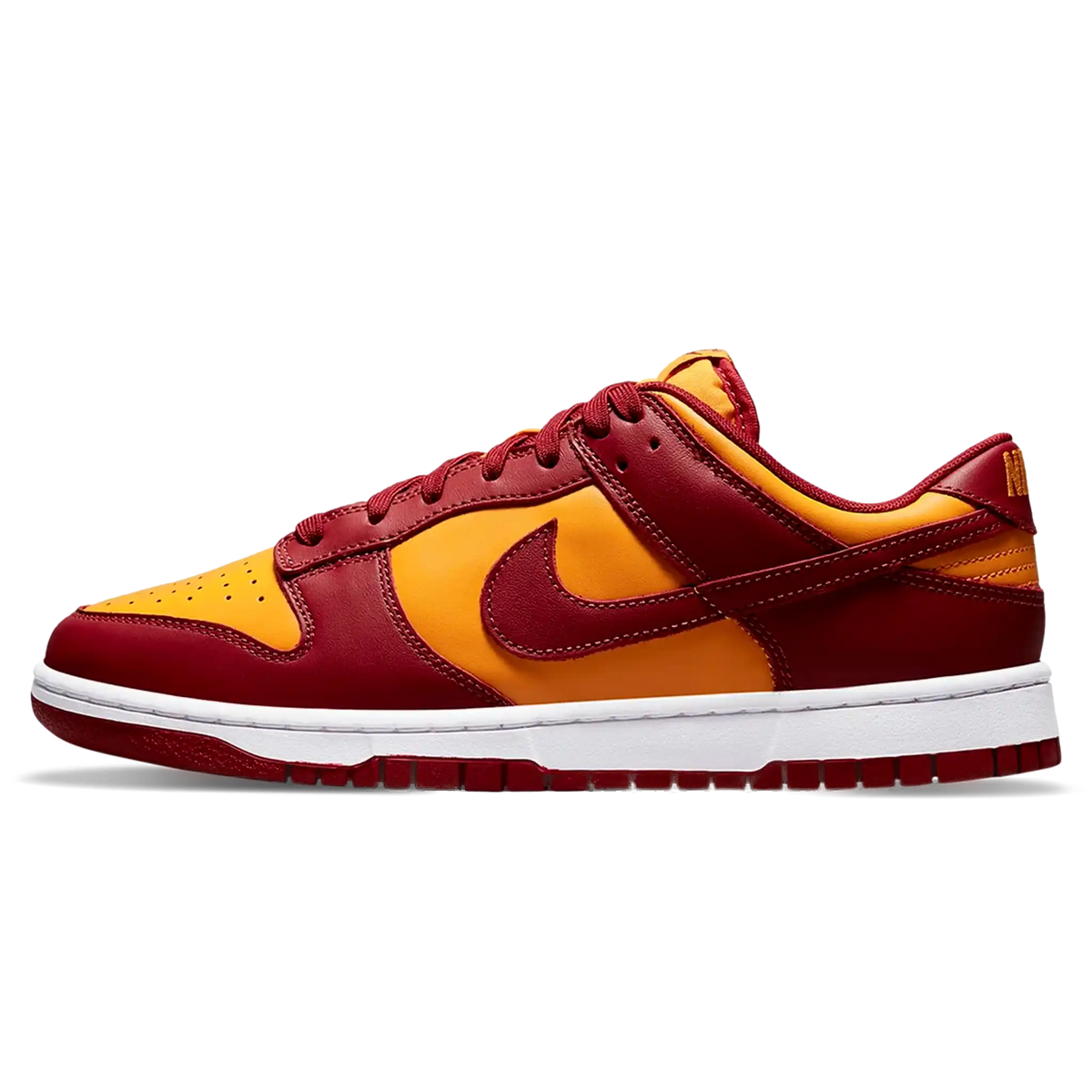 Tênis Nike Dunk Low "Championship Gold" Vermelho / Amarelo - DD1391-701