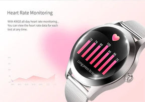 Novo Smartwatch Feminino KW10 FEMININO - ELETRONICOS - SMARTWATCH 1 Lojas Quinho 