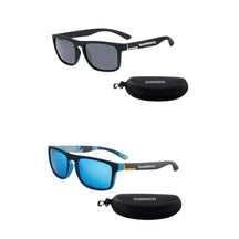 Óculos Shimano Polarizado [Compre 1 Leve 2] UNISSEX - ACESSORIOS - OCULOS 3 Lojas Quinho Preto + Azul 