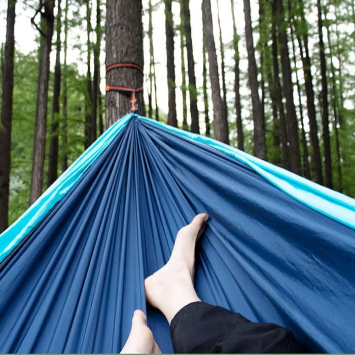 Rede de Camping para Descansar Portátil Camping & Trilha ( Rede de Descanso 1) Lojas Quinho 