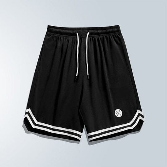 Short Masculino Double Line Sport & Casual [LEVE 2 PAGUE 1] MASCULINO - ROUPAS - SHORT SPORT 6 Lojas Quinho P Preto 