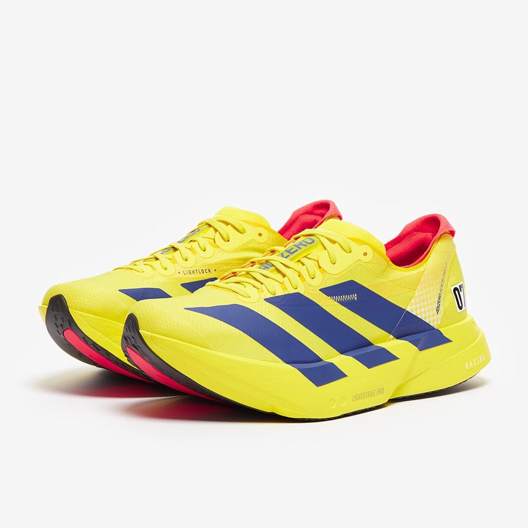 Tênis Adidas Adizero Adios Pro 4 Bright yellow royal blue JR6373 corida Adidas 