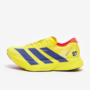 Tênis Adidas Adizero Adios Pro 4 Bright yellow royal blue JR6373 corida Adidas 