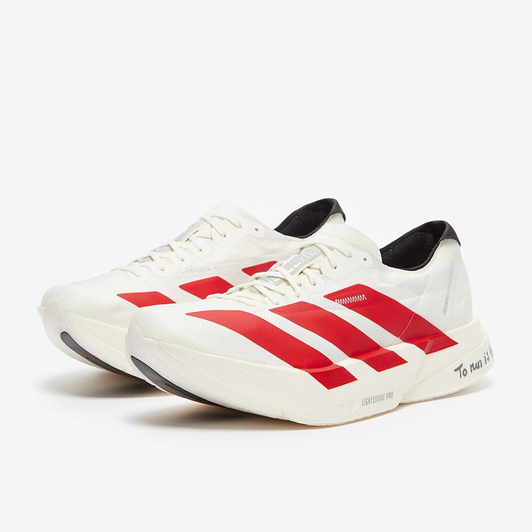 Tênis Adidas Adizero Adios Pro 4 White Red - JR4542 corida Adidas 