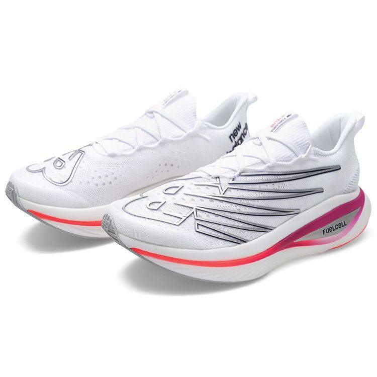 Tênis New Balance Fuelcell Supercomp Elite v3 'White Blue Magenta' Branco/Rosa - MRCELLE3