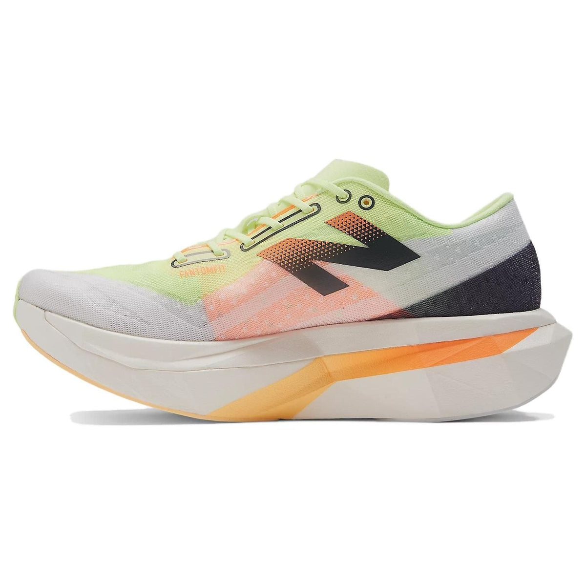 Tênis New Balance Fuelcell Supercomp Elite v4 'White Lime Mango' Verde/Laranja - MRCELLA4