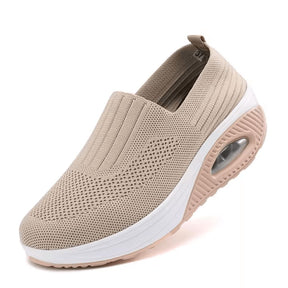 Tênis Ortopédico Feminino ComfortZen Tênis 12 Soul Sneakers Bege 33 