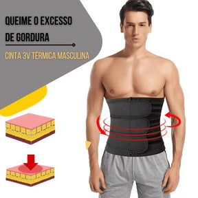 Cinta Abdominal Masculina de Alta Compressão com Trama de Aço Saúde & Bem-Estar (Cinta Modeladora 1) Lojas Quinho 